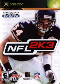 NFL 2K3 Xbox  box art